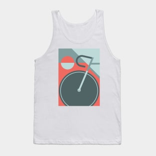 Modern Art Bicycle Cycling Graphic Tank Top